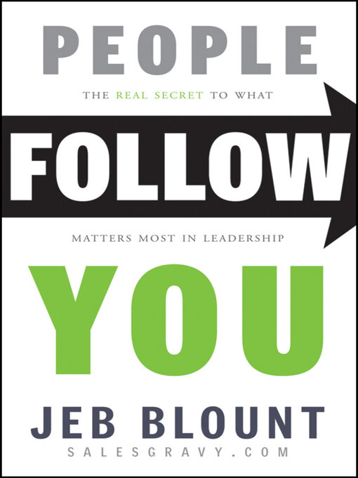 Title details for People Follow You by Jeb Blount - Wait list